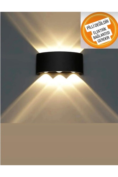 İnformed İç & Dış Mekan 6x1 Watt Duvar Apliği Günışığı Renk