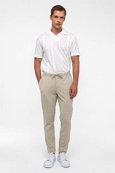 SÜVARİ Bej Slim Jogger Pantolon