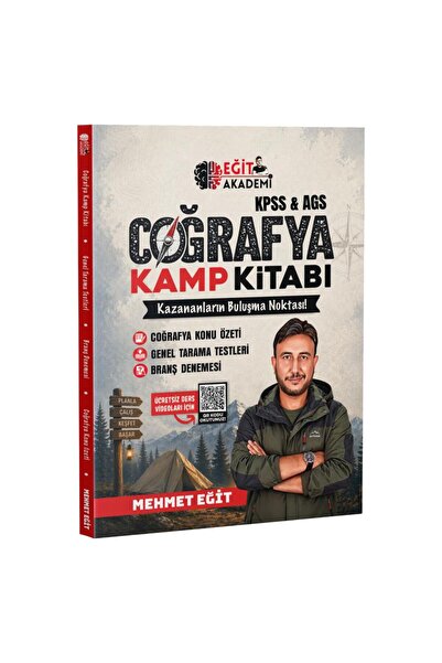 Eğit Akademi 2026 MEB AGS KPSS Coğrafya Kamp Kitabı Mehmet Eğit