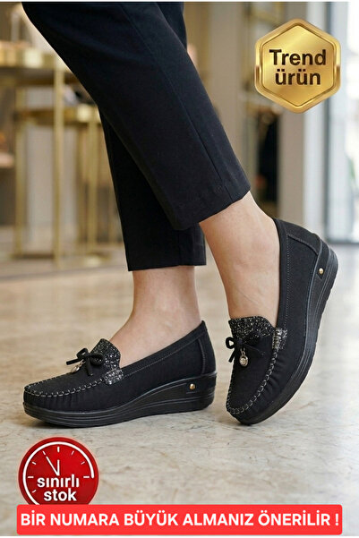 Registan Shoes SENORA Comfort Kadın Ortopedik Günlük Rahat Loafer Ayakkabı Yu...