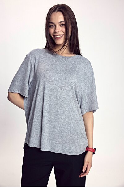 Scorp Tricou BareTouch pentru femei, cu croială confortabilă, din bambus, gri