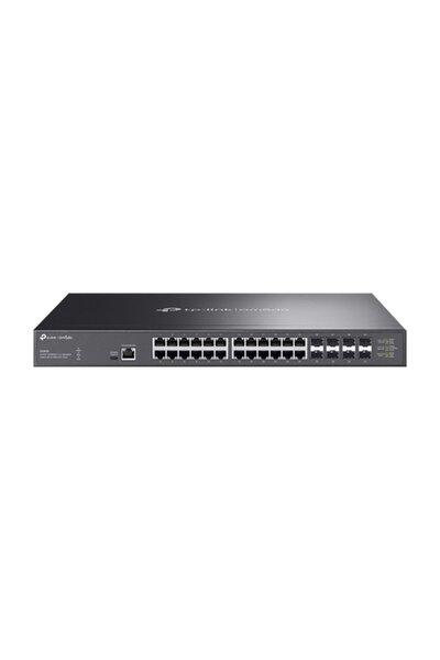 TP-LINK Switch cu 24 de porturi RJ45 10G, 8 porturi SFP+ 10G, Management L2, ...