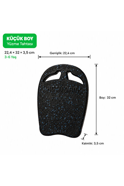 Actifoam Kickboard Swimming Board Yüzme Tahtası (siyah + Mavi, Küçük Boy)…