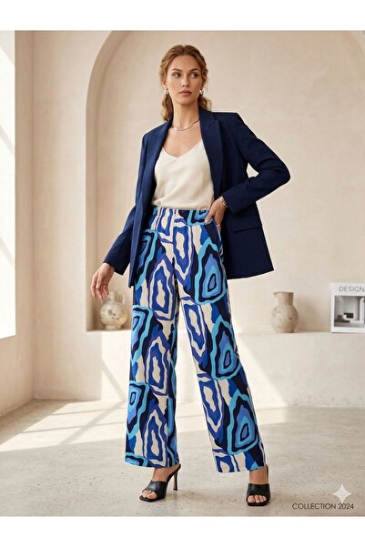 520CK Women's Summer Wide-Leg Pants - Plazzo Pants