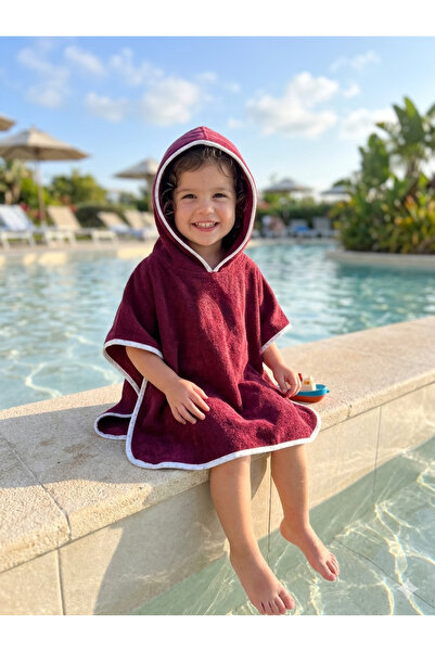 PAMUK HANIM Cotton Soft Poncho for Girls and Boys, Sea, Beach, Pool, Bath Hoo...