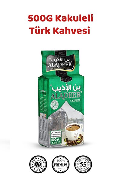 ALADEEB Türk Kahvesi 500g Orta Kakuleli Yumuşak İçim
