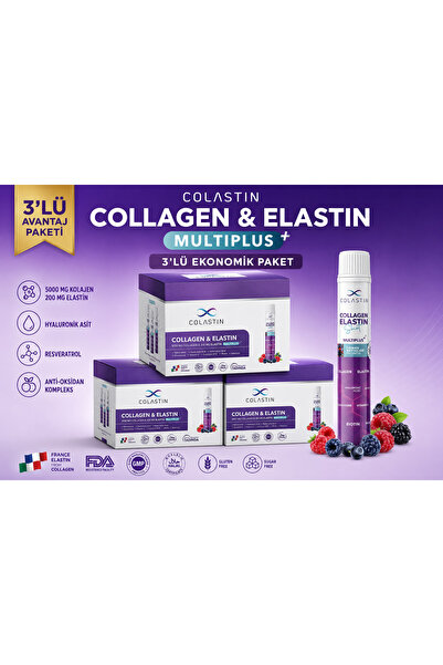 Colastin MultiPlus Kolajen ve Elastin X3