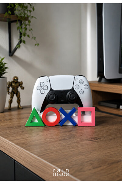 Rainmade PS5 Uyumlu Joystick Kol Tutucu Standı Playstation Loges Logo Sembol