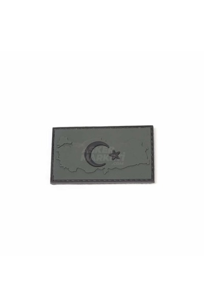 KORDAK Haki Haritalı Türk Bayrağı Tactical Peç, Patch