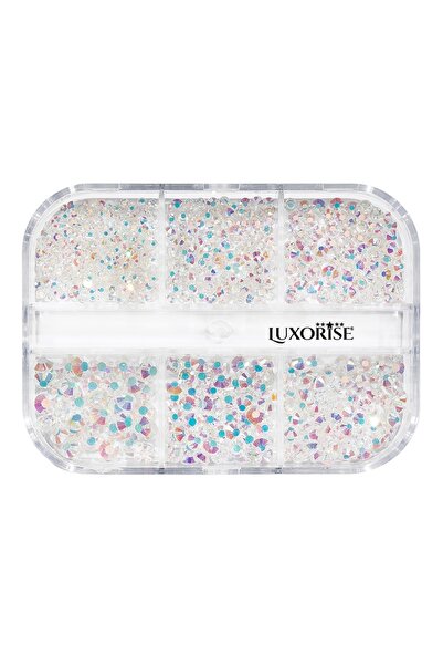 LUXORISE Strass-uri pentru unghii Lumini de Fantezie, 6 modele