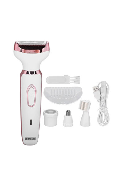 A ATAB Aparat de Ras Electric 4 in 1 pentru Femei, 4 Capete Interschimbabile,...