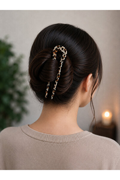 LEROSY CO. Women's Bone Bun Hairpin Buckle