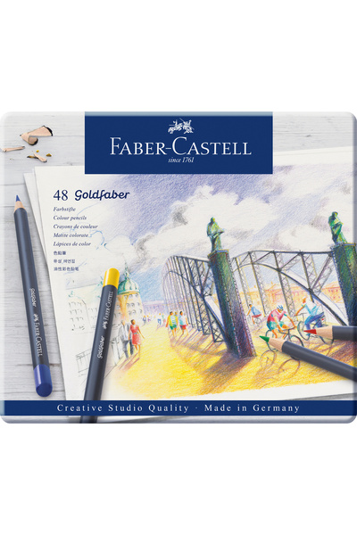 Faber Castell Goldfaber Marker cu vopsea uscată, pachet de 48