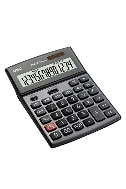 Deli CALCULATOR DE BIROU 14 CIFRE METALIC 39229
