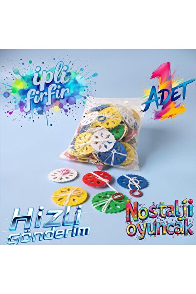 Genel Markalar Nostaljik Ipli Fırfır Oyuncak 1 Adet - 80'ler 90'lar Ipli Fırf...