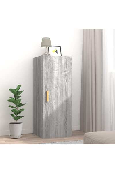 Concept Dulap de perete, gri sonoma, 34,5x34x90 cm, lemn compozit