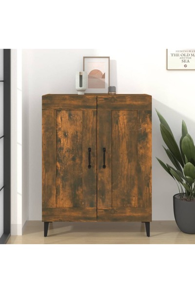Concept Servantă, stejar fumuriu, 69,5x34x90 cm, lemn compozit
