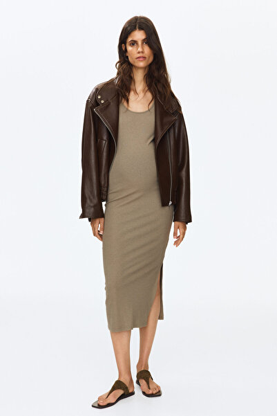 H&M MAMA Ribanalı Jarse Elbise