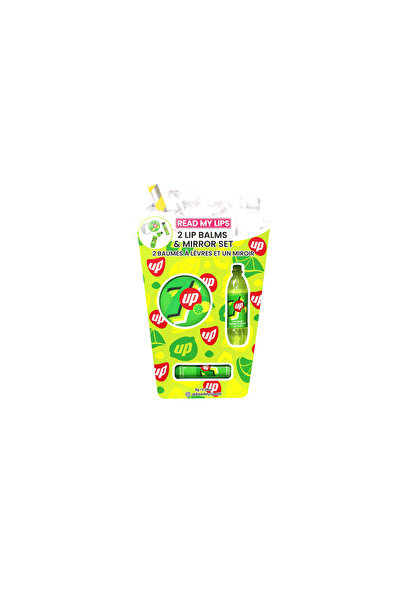 read my lips RML 7UP Top Bottom Set of 3 Lip Balms and Mirror – Citrus Moistu...