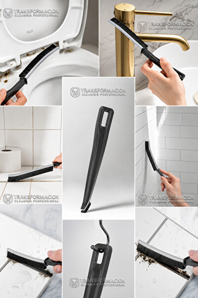 Transformacion İnce Sert Kıllı Çok Dar Bölge Fırçası - Mutfak Banyo Fırçası 2 ADET 720037
