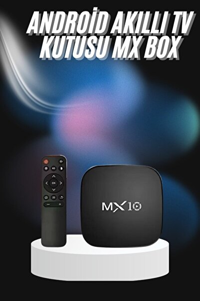 Genel Markalar 2.4G Wifi Tv Box Medya Oynatıcı TV Uyumlu MX Box Kutusu Androi...