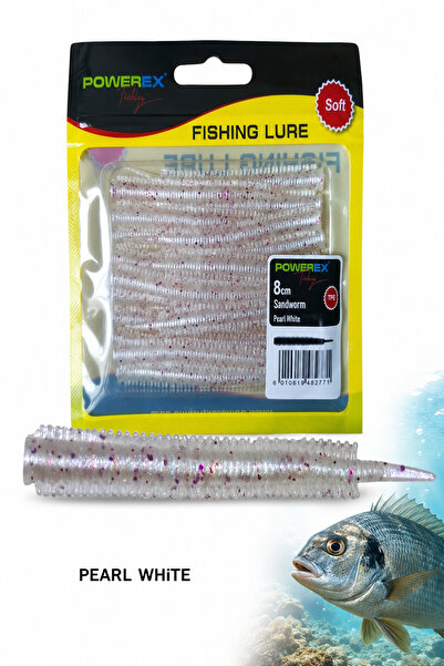sr sazanrig Karides Kokulu Sandworm 8cm Lrf Silikonu (20 ADET)