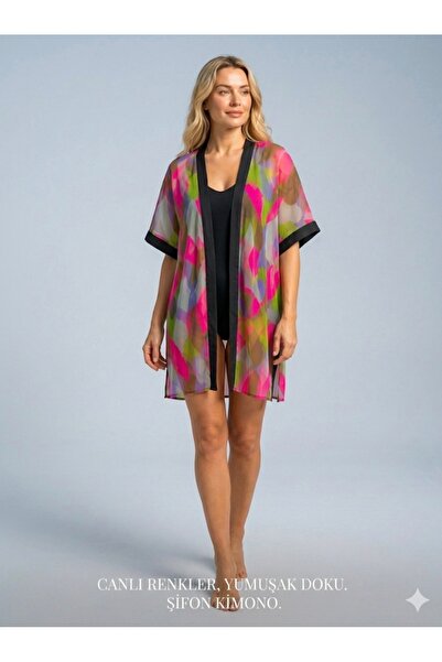 CARSİA Collection Kimono&Kaftan Şifon Kombin Yaz Kreasyonu