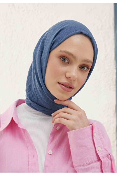 Freshscarfs Bürümcük Şal Gök Mavi