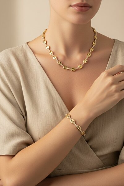XUPING JEWELRY STİL İNCİSİ/XUPING JEWELRY BADEM DAMLA ZİRKON TAŞLI TAKIM (KOL...