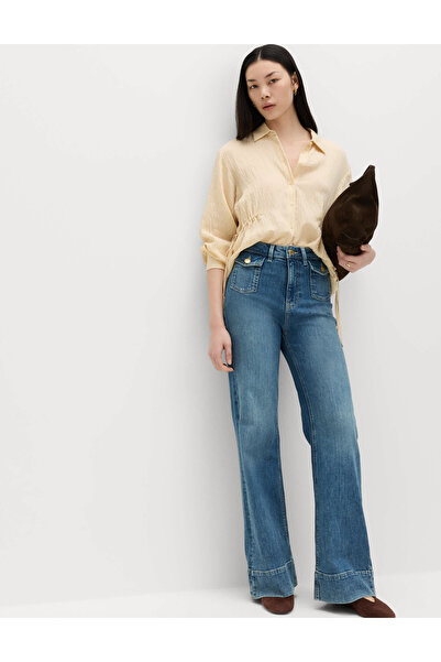 Marks & Spencer Yüksek Bel Flare Jean