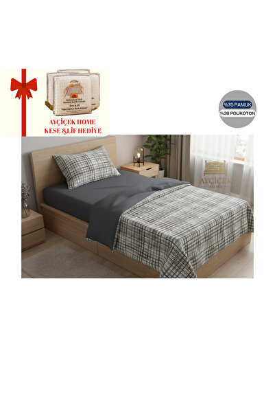 ayçiçek home JEDNODELJNI SET NAVLAKE ZA PRAŽNJAK 120/200 PLATNO Čaršav N Jorg...