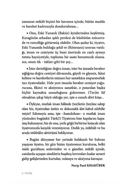 Ketebe Reis Bey Necip Fazıl Kısakürek