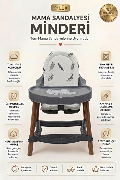 MorBebe Lüx Bebek Mama Sandalyesi Minderi
