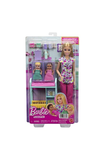 mattel BARBIE YOU CAN BE ANYTHING PAPUSA DOCTOR PEDIATRU CU ACCESORII