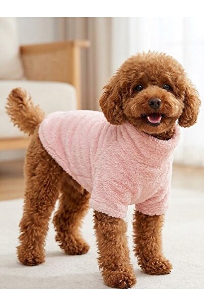 Peti Tailor Köpek Sweatshirt Pembe Boğazlı Wellsoft Kışlık Büyük Orta Küçük I...