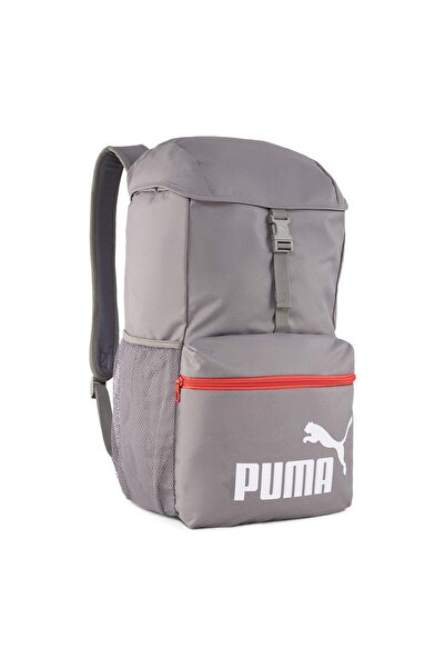 Puma حقيبة ظهر رمادية بغطاء للرأس من فايز
