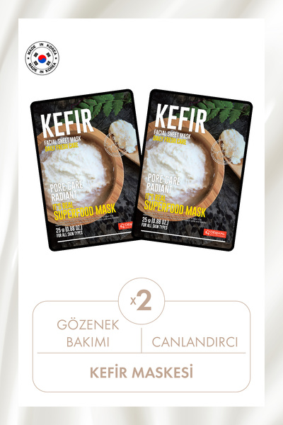 Dermal Pore-Caring and Revitalizing Kefir Mask 25Gr Set of 2