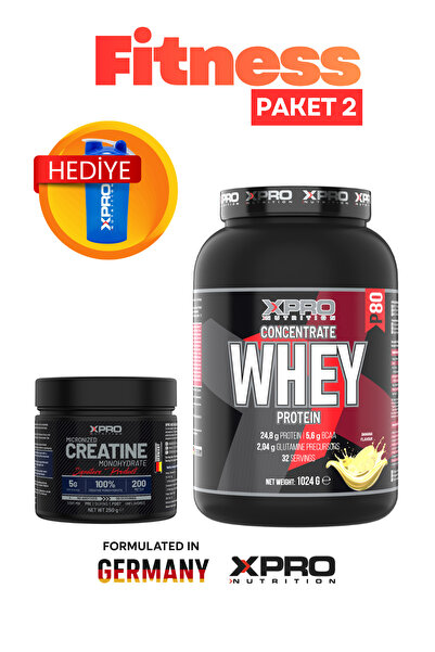 Xpro Nutrition WHEY MUZ 1024 GR + 250 GR CREATİNE PAKETİ