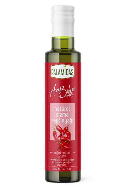 Palamidas Acı Biber Aromalı Zeytinyağı 250 gr.