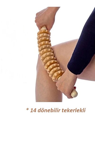 Genel Markalar Ahşap Kavisli Masaj Sopası , Selülit Ve Karın Masaj Rulosu 14 ...