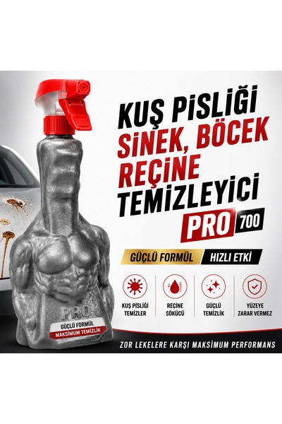 OtoTrend Kuş Pisliği, Sinek, Böcek, Reçine Temizleyici Pro 700 gr