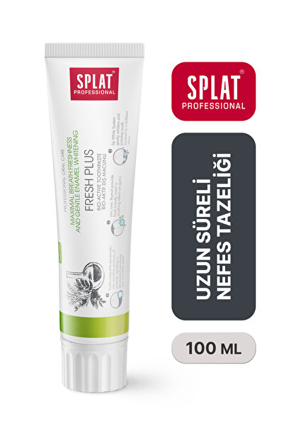 Splat Fresh Plus Florürsüz Ferahlatıcı Beyazlatıcı Diş Macunu 100 ml