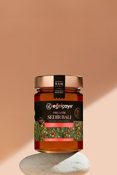 Eğriçayır Organik Sedir Balı Ta17+ 450 Gr