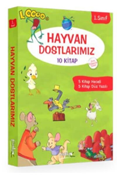 Pinokyo Yayınları بينوكيو 1. سلسلة فئة أصدقائنا من الحيوانات، 10 كتب