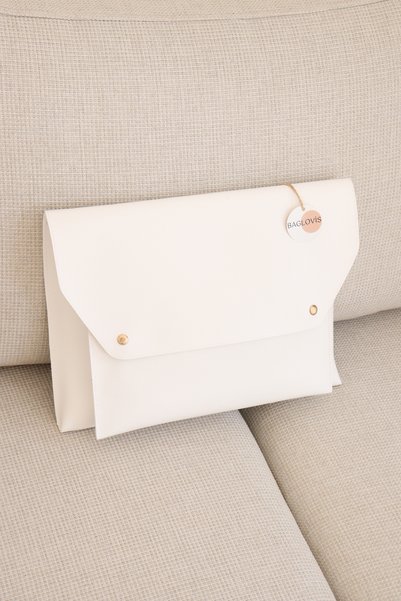 BAGLOVİS Women's Large Size Envelope Handbag, Document and Tablet Case, Stylish Daily Portfolio Bag En33 Size26