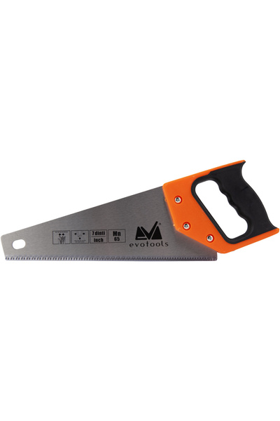 EvoTools Professional Fierăstrău pentru lemn cu dinți speciali, mâner TPR, 40...
