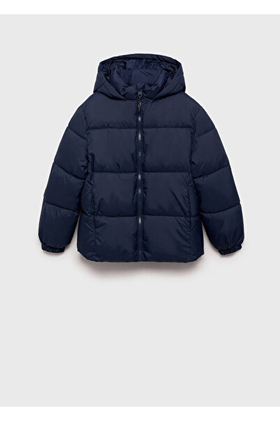 MANGO Kids Steppanorak mit Kapuze