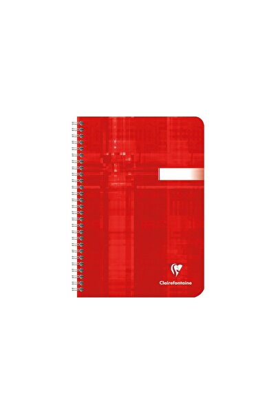 Clairefontaine Caiet A5, cu spirală, 50 de file, Clairefontaine, linii franceze
