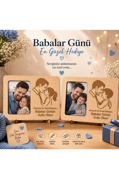 Kutup Yıldızı Tasarım Atölyesi Kişiye Özel Anneler Günü - Babalar Günü Ahşap ...