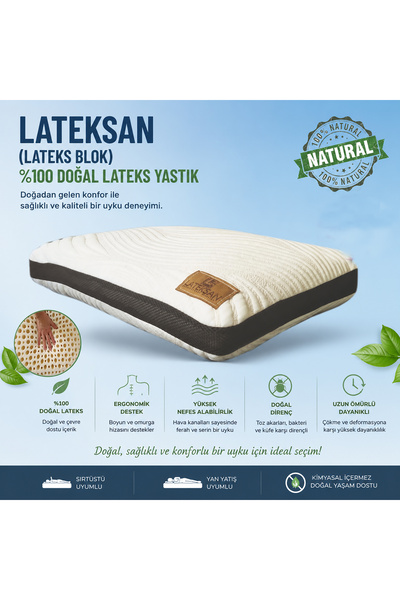Lateksan Doğal Lateks Yastık